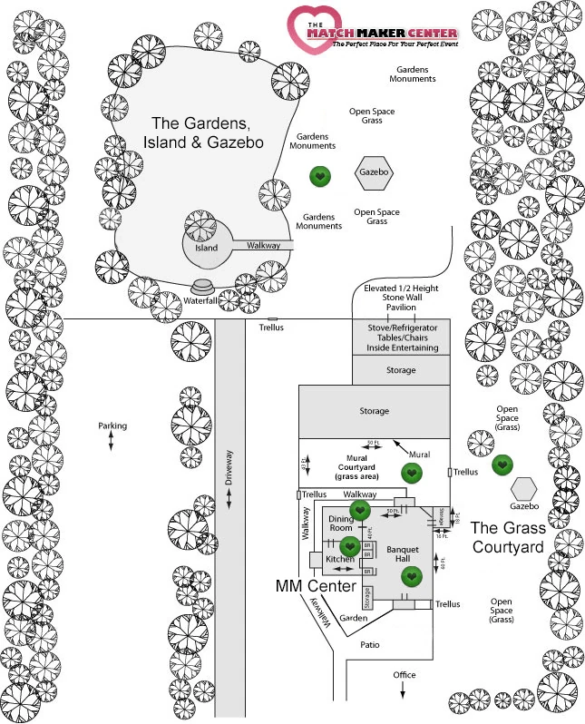 Match Maker Center - Event / Wedding venu map